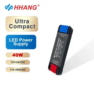 40W Mini LED Driver Power Supply 12V/24V Constant Voltage LED Transformer for LED Strip Lights