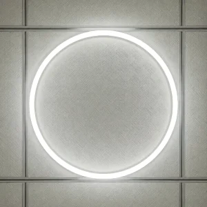 40W Round Recessed SMD2835 Aluminum LED Panel Light, 591x591mm, for Offices, Homes, and Warehouses