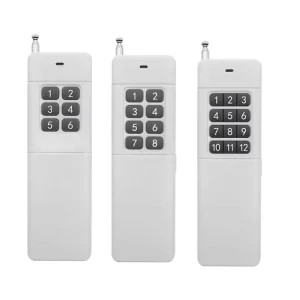 433 MHz Wireless RF Remote Control Switch EV1527 Learning Code 12-Key Remote Control