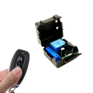 433 MHz Wireless Remote Control Switch DC 12V 1CH Relay Receiver Module with On Off Transmitter for LED Electronic Lock