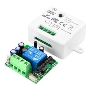 433.92 MHz RF Smart Switch, 10A Relay Module, Wireless Wall Switch Remote Control