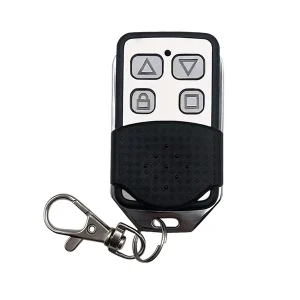 433.92MHz 4-Button Learning-Code Wireless RF Remote Control Switch, 12V, for Garage Doors and Home Use