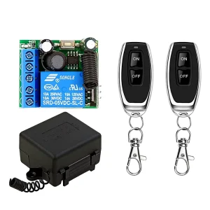 433.92MHz RF Wireless Controller Switch Transmitter and Receiver Universal AC Garage Door Universal Remote Control Duplicator