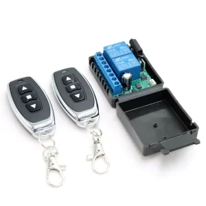 433MHz/315MHz Wireless RF Receiver Relay Switch DC 12V, 2-Channel Receiver Module, 1527 Learning Code