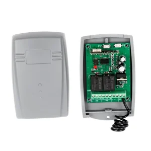 433MHz Garage Remote Control Switch, 2-Channel, 12-24V DC, Rolling/Learning Code Receiver