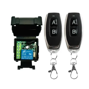 433MHz Learning Code Waterproof Garage Gate Motor Light Wireless Remote Control DC12V 1CH 4 Buttons