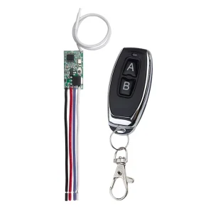 433MHz Mini Relay Receiver Wireless Remote Control Switch, DC 3.6V-18V, for LED Lights, Locks, and Small Motors