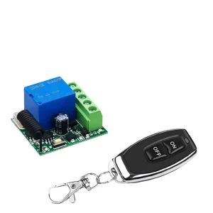 433MHz RF Remote Control Wireless Relay Switch for Home Automation