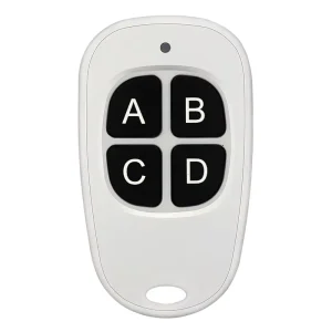 433MHz RF Wireless Remote Control 1/2/3/4 Buttons with 1527 Learning Code and 3V 2016 Battery