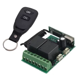 433MHz RF Wireless Remote Control Relay Switch DC 12V ON/OFF Receiver Module