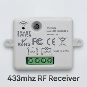 433MHz Universal Wireless Remote Control Switch 110V 220V 10A Relay Mini Receiver for Home LED Light