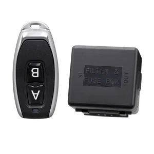 433MHz Wireless Remote Control Switch DC 12V RF 10A Relay Receiver with 2-Channel Transmitter for Door Electromagnetic Lock