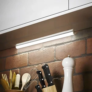 45 Degree Corner T5 Aluminum Profile LED Strip Light 50cm Lamp Holder for Cabinet Showcase Rigid LED Strip Channel with Dimming