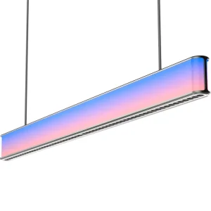 45W RGB Dimmable Adjustable LED Linear Chandelier for Dining Room Kitchen Island