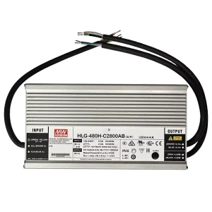 480W Constant Current Mode LED Driver 3-in-1 Dimming HLG480HC HLG480HC2800AB