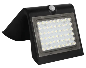 4W IP65 Waterproof Outdoor Solar LED Wall Light with PIR Motion Sensor and Remote Control