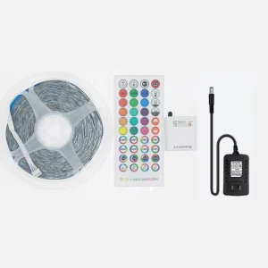 5 40M RGB 5050 APP Control LED Light Strip Smart Home Decor for Music Sync Party Lighting PC TV Living Room