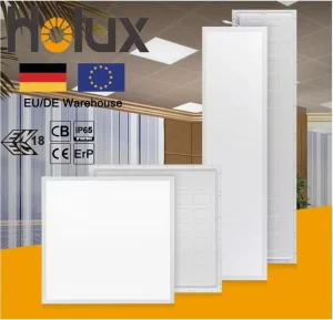 5 Year Germany Stock 600×600 620×620 300×1200 3000K to 6500K 125 lm Per W UGR19 IP54 Office Slim Backlit LED Panel Light