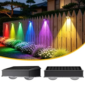 500mAh 14500 Battery IP65 Waterproof Solar Garden Wall Light with Light Control for Garden Villa