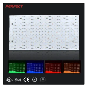 503x235mm RGBW Four-Color LED Panel Light with Copper Body for Hotel Use