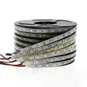 5050 LED Strip Light DC12V IP65 Waterproof Light Tape RGB Flexible Strips 60led m White Warm White Blue Green Red 5m lot