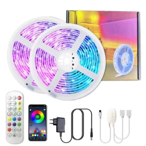 5050 RGB LED Smart Music and Voice Control Atmosphere Light Strip USB App Control