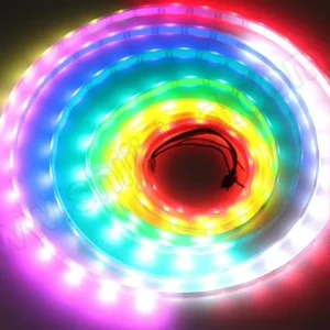 5050 RGB LED Strip Light 30 LEDs/m APA102C Addressable DC5V IP67 IP20 IP66