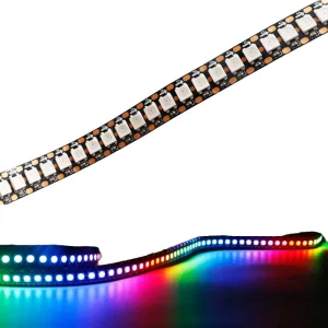 5050 RGBIC LED Strip Light 24V WS2812 IC 60 LEDs/m Programmable Individually Addressable 1m Flexible Diode Ribbon Tape Light