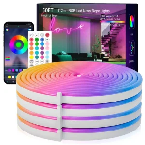 5050 SMD 15M Room Smart Flexible Barra Luces Led Bar Lights Waterproof IP65 Led Strip Lights RGB Led Strips