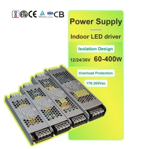 50W 60W 100W 200W 300W 400W 500W Universal DC Switch Power Supply 12V 24V 36V 48V Voltage Constant Current Lighting LED Driver