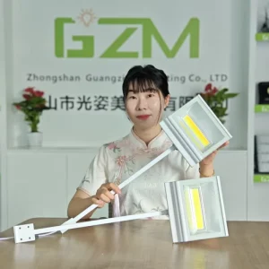 50W COB Long-Arm Spotlight for Exhibition Boards, Art Exhibitions, and Advertising Signs