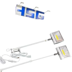 50W COB Shovel LED Light Source, Long Arm Spotlight for Exhibition and Advertising Boards
