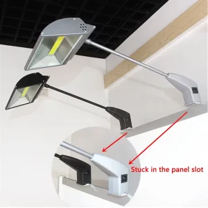 50W High Power Portable LED Light Aluminum Alloy Trade Show Booth Exhibition Lamp 2 Year Warranty CRI 80 4500LM