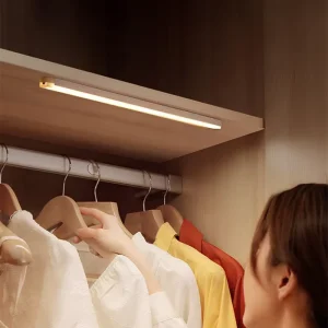 50cm LED Motion Sensor Light Wireless LED Night Light Type C Rechargeable Light Cabinet Wardrobe Lamp Staircase Backlight