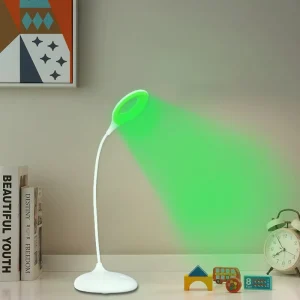 520nm Green Light Eye Protection USB Type C Touch Control Stepless Dimmable LED Modern Study Desk Lamp