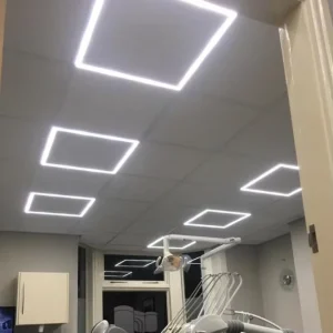 595×595 Aluminum LED Panel Frame Light for Home, Office, and Hospital