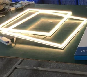 595x595mm AC 85-265V Aluminum Ceiling LED Panel Frame Light with ROHS EMC LVD Certification