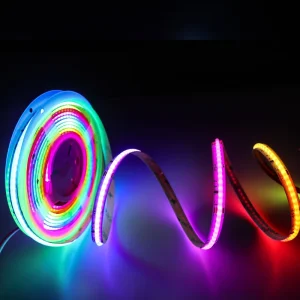 5V/12V/24V WS2811 WS2818 WS2814 WS1838 IC RGBIC RGBCWIC Running Water COB LED Strip Light 5mm/10mm