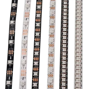 5V 60 LEDs/m WS2812B SMD5050 Addressable Full-Color Chasing Pixel RGB LED Strip Light IP33