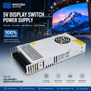 5V 80A 400W AC-DC LED Power Supply for LED Display Screen HX-400-5