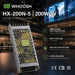 5V LED Strip Driver 200W 300W 400W Single Linear Switching Power Supply