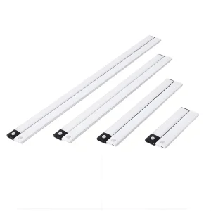 5V Motion Sensor Rechargeable Led Wardrobe Lamp 3 Color Dimmable Warm Natural White Kitchen Cabinets Lights