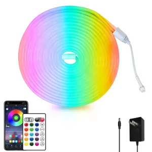 5V USB IP65 Waterproof RGB LED Neon Light Strips for Gaming Room and Neon Signs