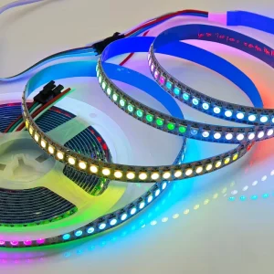 5V USB-Powered WS2812B RGBIC Addressable LED Strip Light for PC Case and TV Backlight