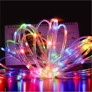 5V USB Smart RGB LED Rope Light with Phone App Control, Flexible Outdoor Christmas Lighting