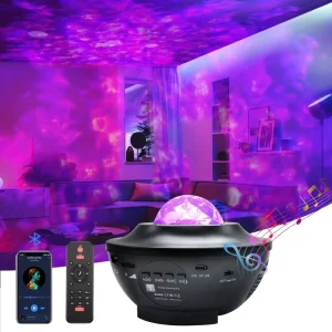 5V USB Star Projector LED Night Light with Music Speaker