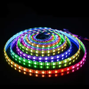 5V WS2812B PCB Light Strip with App Control 5m SMD5050 Flexible Addressable LED Strip 30 to 144 LEDs