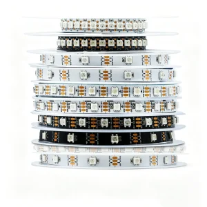 5V WS2812B RGB 5050 LED Light Strip 60 LEDs/m Flexible Individually Addressable Remote Control