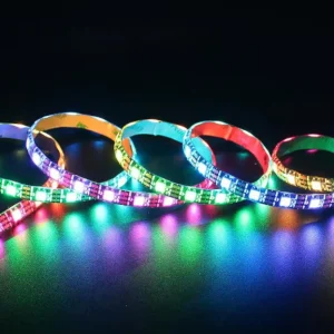 5V WS2812B SMD5050 LED Strip 30/60/144 LED/m 10mm IP20 IP65 IP68 Flexible WS2812IC Addressable Pixel LED Strip Light for Nightclub
