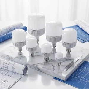 5W 10W 15W 20W 30W 40W B22 E27 LED Bulbs 2700K Soft Warm White ABS Material
